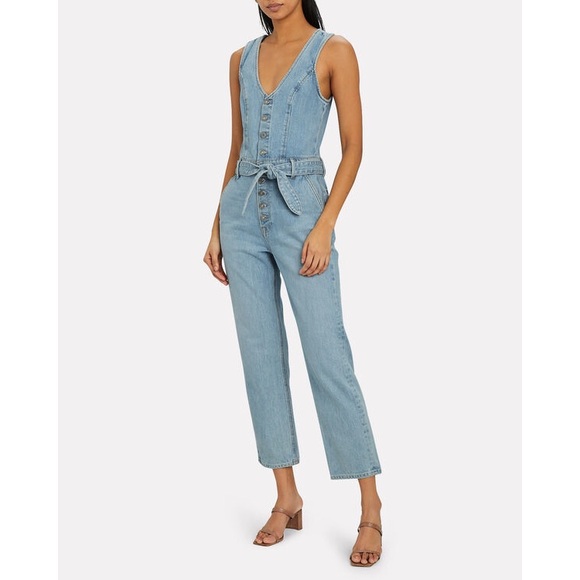 GRLFRND Amaya Sleeveless Denim Jumpsuit - Picture 3 of 13